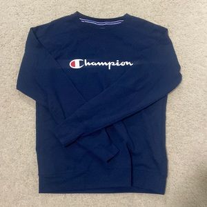 Champion Medium Navy Blue Sweatshirt